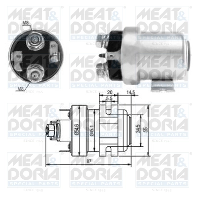 Solenoid Switch, starter